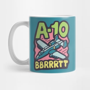 A10 Warthog Bomber plane Mug